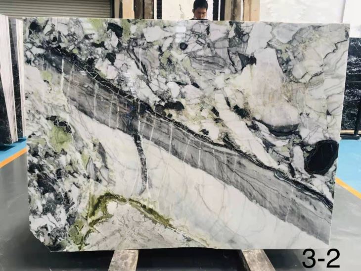 Ice Jade Green Marble Slab