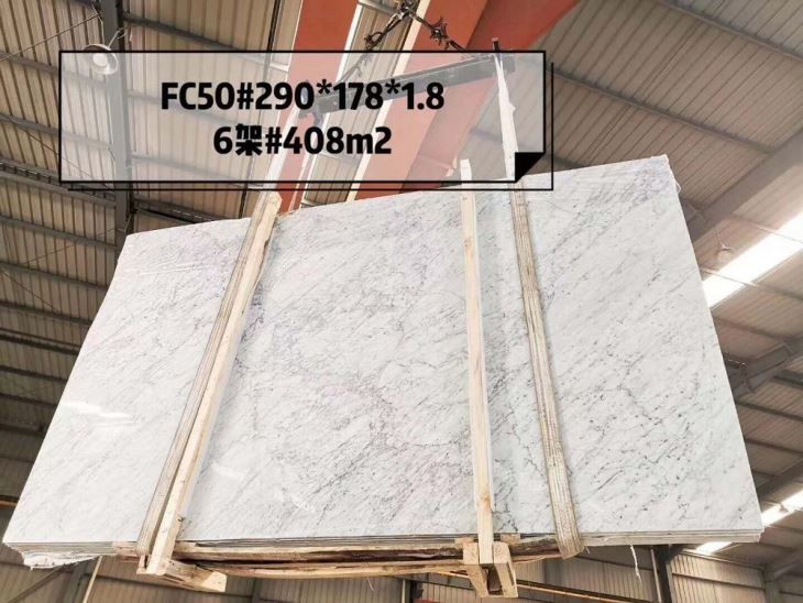 Italian Bianco Carrara Marble Slabs