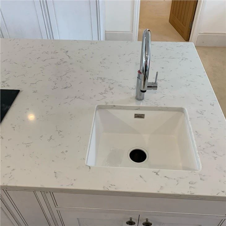  bianco venatino quartz kitchen