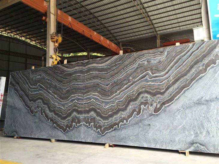 Colorful River & Wooden Vein Brown Marble For Countertop And Backsplash