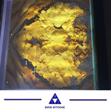 Rumena oniksova plošča Cena Osvetljena oniksova plošča Oranžni oniksov kamen